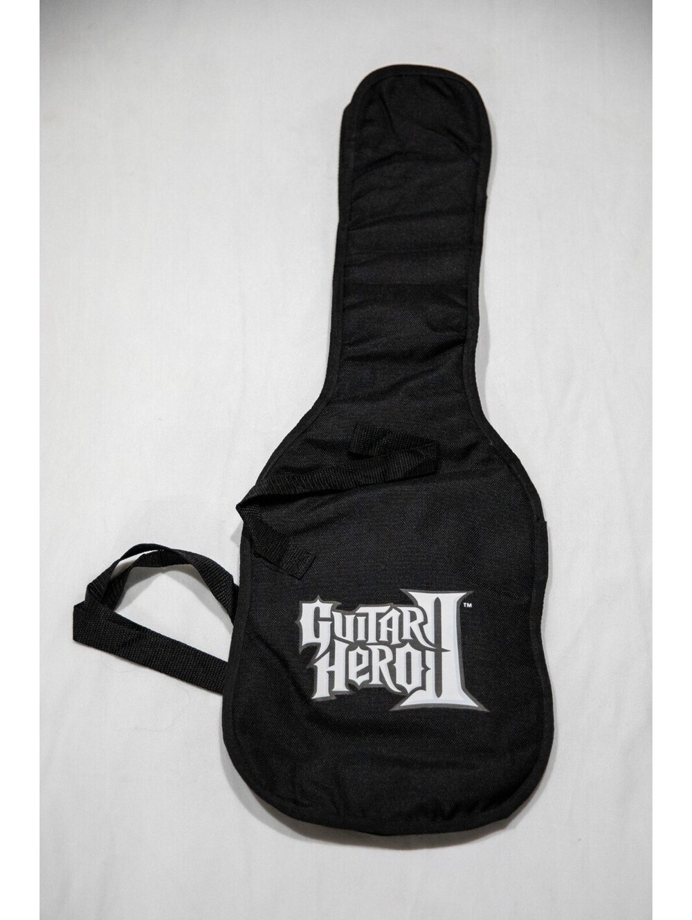 Xbox 360 Guitar Hero II Xplorer Guitar CARRYING CASE ONLY Black Bag w/ Strap